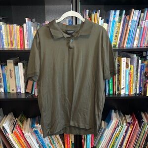 Banana Republic Army Green Polo Shirt